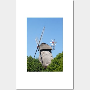 Old windmill, Eutin, Schleswig-Holstein Posters and Art